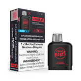 1. BEST VAPE STORE SHIPPING LEVEL X LIT LYCHEE WATERMELON ICED FLAVOUR BEAST POD AT MISTER VAPOR CANADA